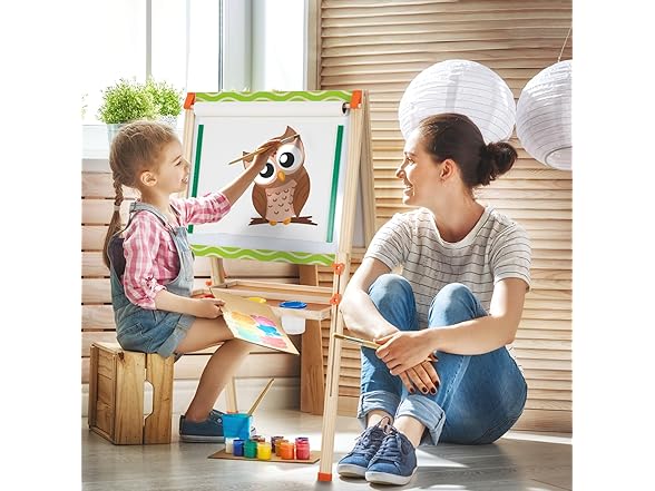 Wooden Art Easel for Kids