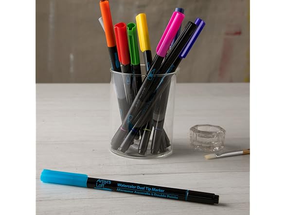 Artist's Loft Watercolor 12 Color Dual-Tip Markers
