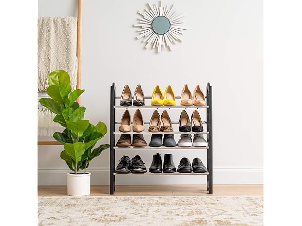 IRIS USA 2-Tier Shoe Rack, Holds 10 Pairs