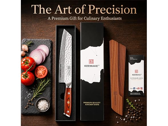 KEEMAKE 8 Inch Damascus Chef Knife
