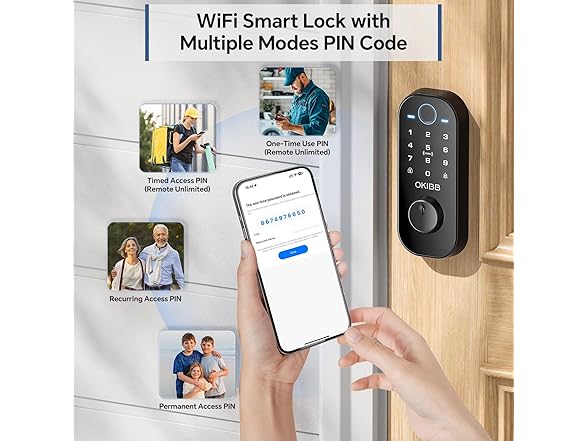 OKIBB Keyless Entry Door Lock