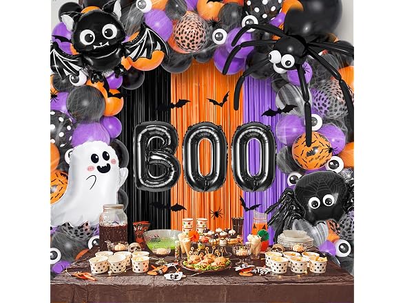 Ouddy Life 178Pcs Halloween Balloons