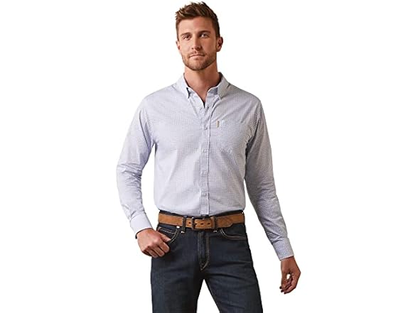 Ariat Mens Medallion Stretch Modern Fit Shirt (XS)