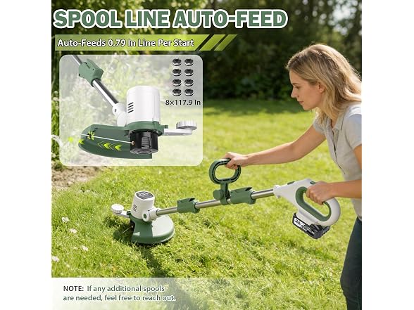 Boltarc 21V Cordless Weed Wacker Eater