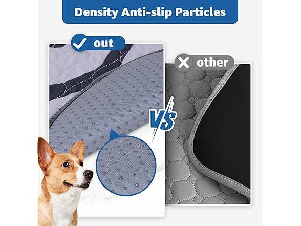 2 Pack Washable Puppy Pads in Gray