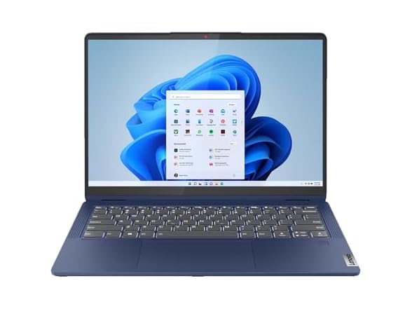 Lenovo IdeaPad Flex 5 14ABR8 14"" - AMD Ryzen 7 7730U 3.24 GHz 8 Core, 16GB Ram LPDDR4, 512GB SSD (Renewed), Abyss Blue (Open Box)