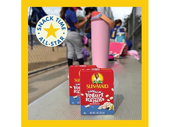 Sun-Maid Yogurt Raisins 1oz (6pk)