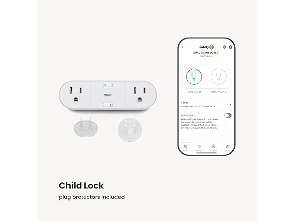 Safety 1st Connected Dual Smart Outlet
