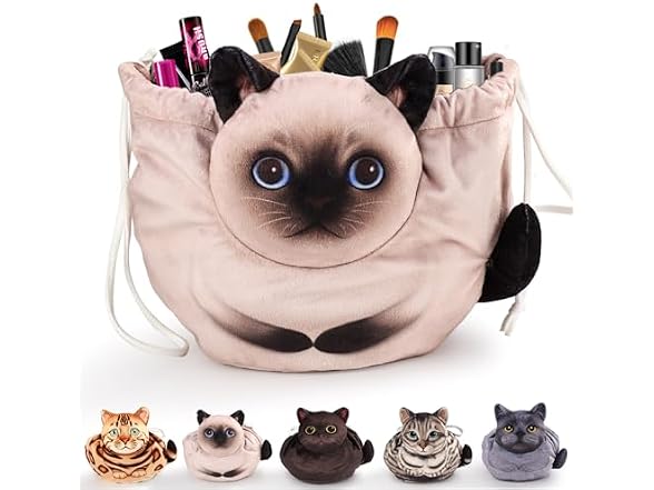 Drawstring Makeup Bag