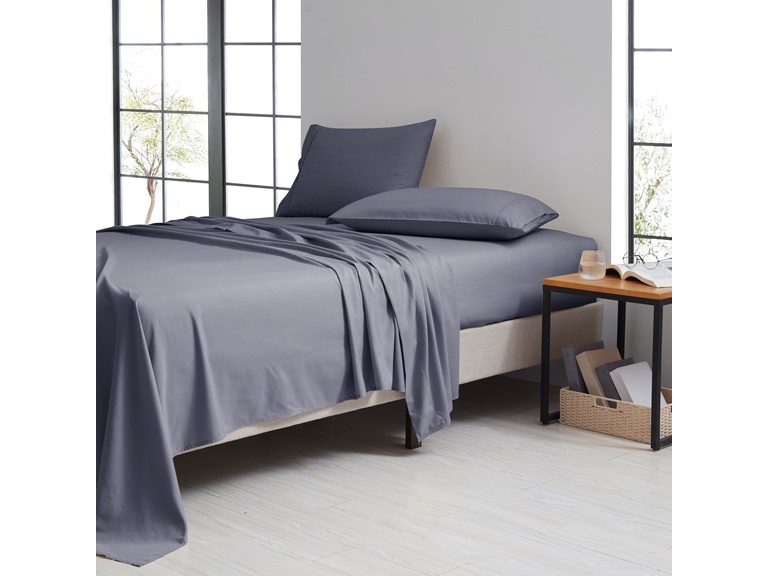 Bamboo 4 Piece 1800 Count Luxury Solid Sheet Sets