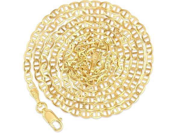Ioka - 14K REAL Yellow Solid Gold 2.5mm