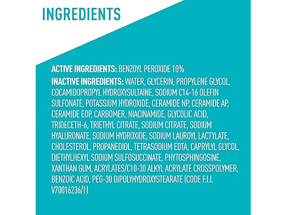 CeraVe Acne Foaming Cream Wash