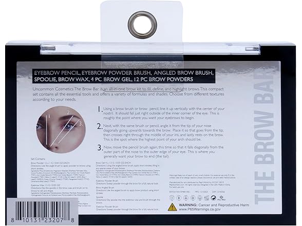 Uncommon Cosmetics Brow Bar Kit 21pc
