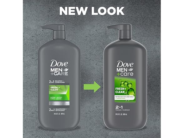 DOVE MEN + CARE 2 in 1 Shampoo and Conditioner