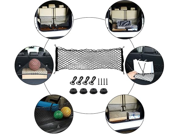 Geweeco Car Rear Cargo Net, Universal