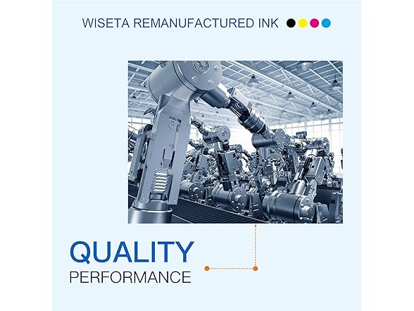 Wiseta Remanufactured 822 Ink Cartridges 6 Pack