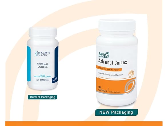 Klaire Labs Adrenal Cortex 250 Mg 120 Capsules