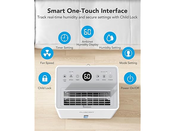 PLUSCENT Dehumidifier for Basement
