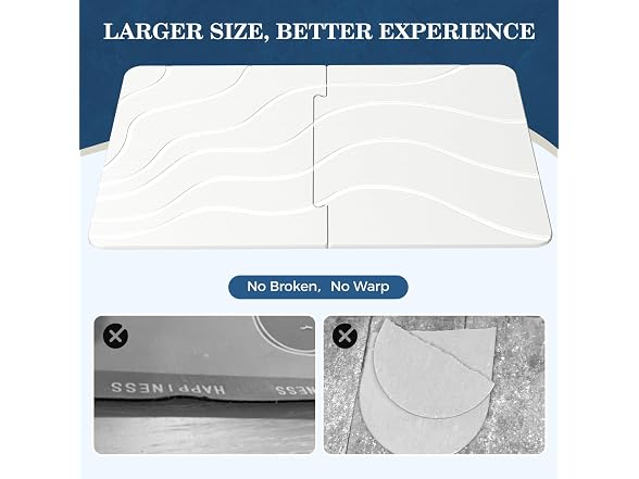 PUCUN 32 * 20 Stone Bath Mat Large Diatomaceo