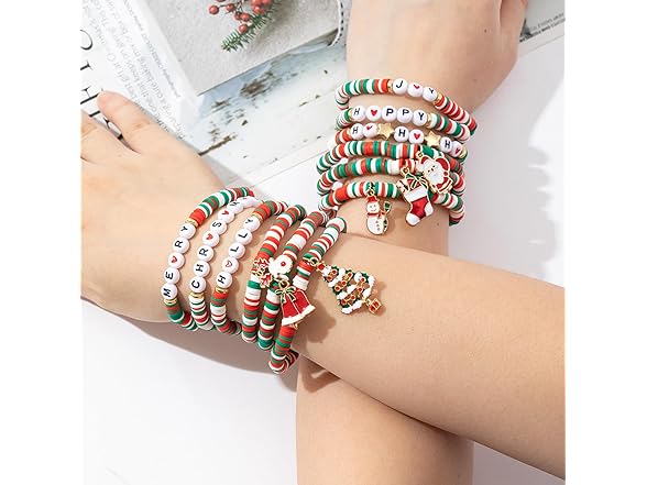 meosked Y2k Heishi Stackable