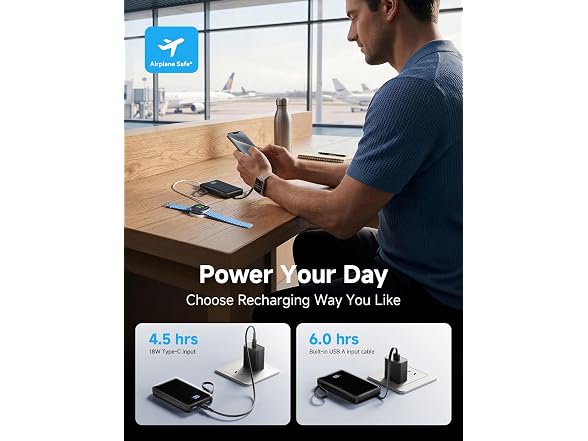 15000mAh Portable Charger Power Bank