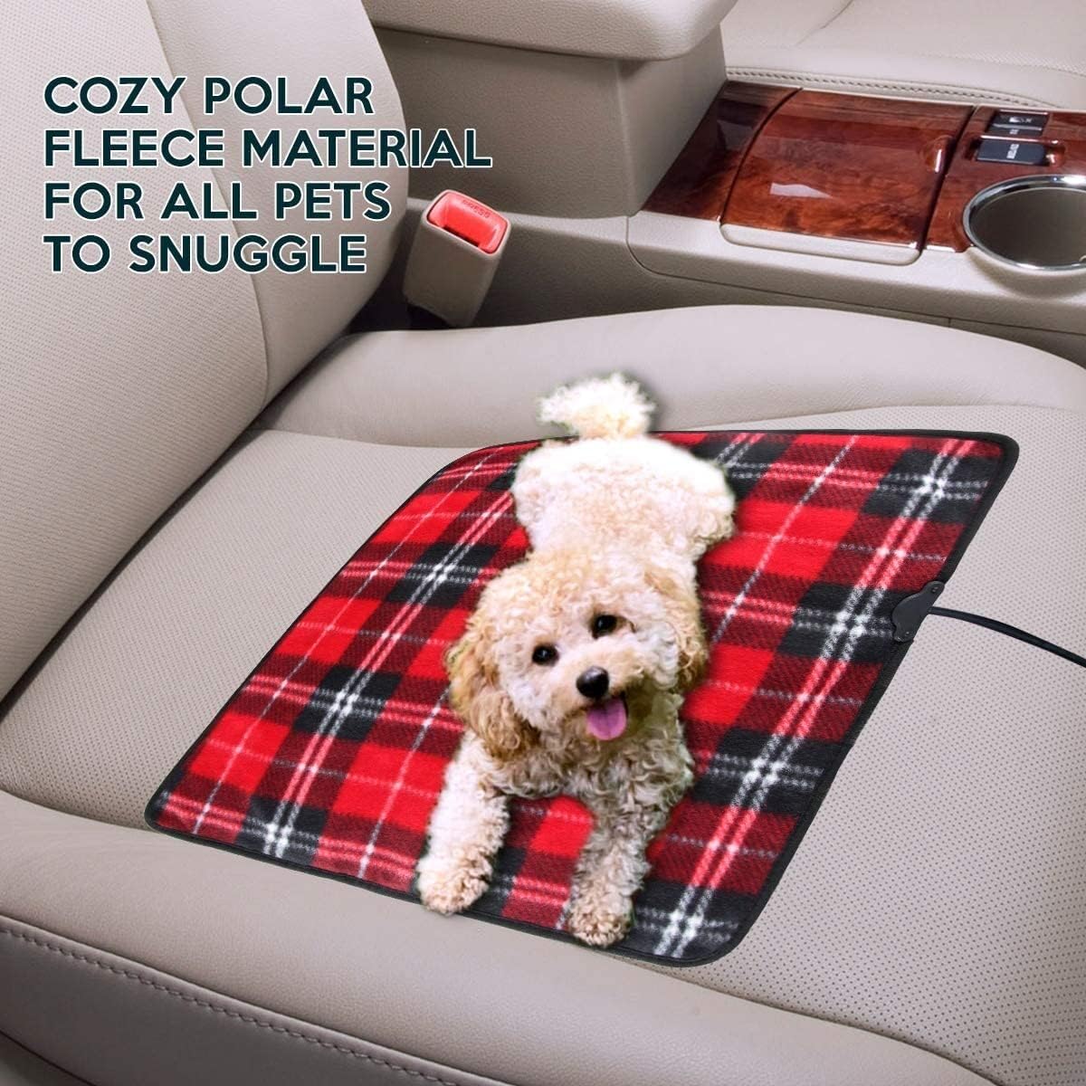 Zone Tech Red Plaid 12V Warming Pad - Gallery 9