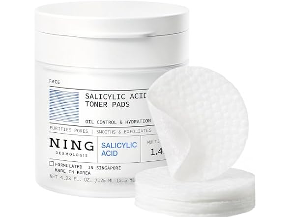 NING Salicylic Acid Toner Pads