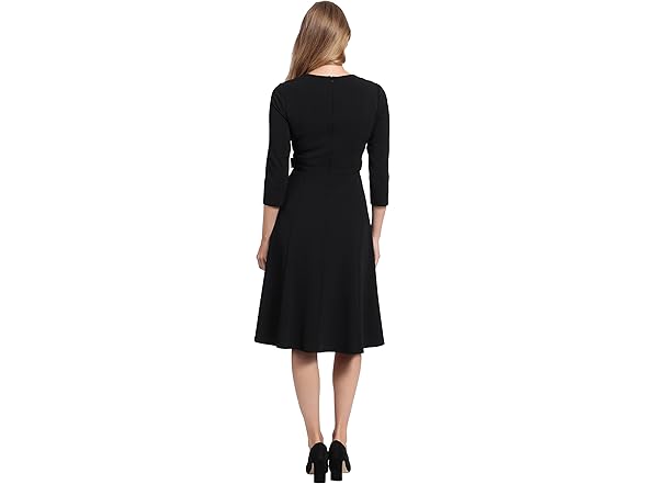 London Times Button Midi (8) Black