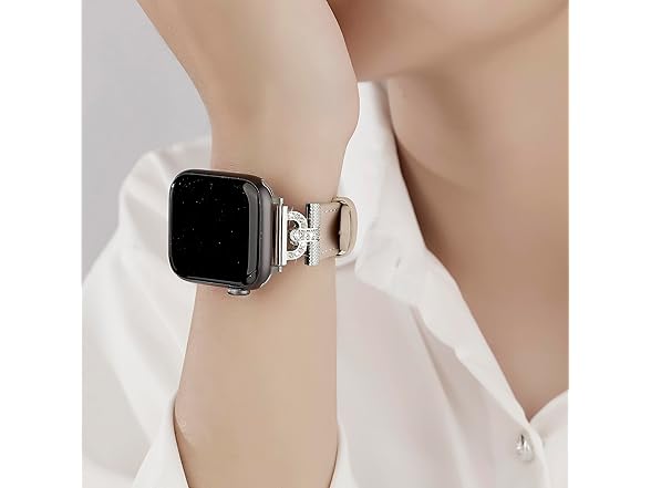 Unique D-Shape Metal Buckle Apple Bands