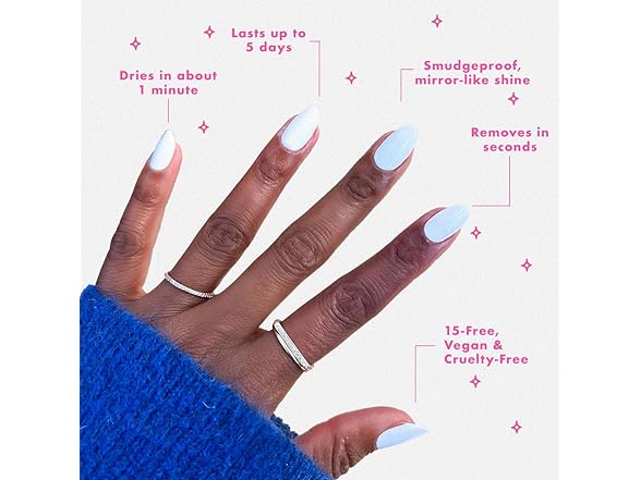 Olive & June Quick Dry Nail Polish White