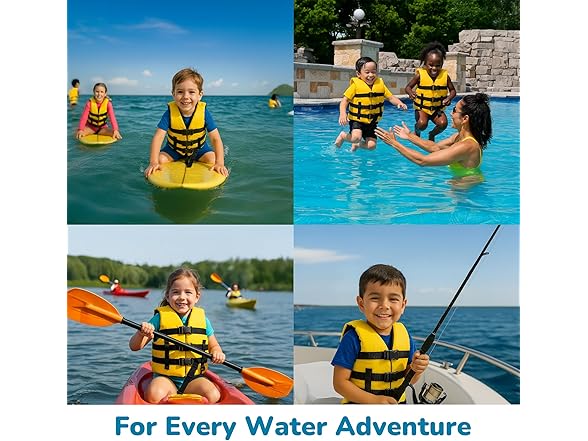 MW Watersports USCG Approved Kids Life Jacket - Gallery 3