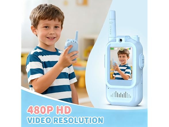 Video Walkie Talkies for Kids, 2 Pack