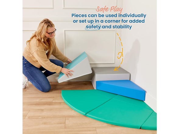 ECR4Kids SoftZone Adventurer Ramp, Corner Climber