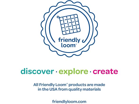 Friendly Loom 7” Traditional Potholder