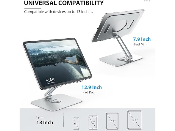 BSOON iPad Stand, Adjustable iPad Holder