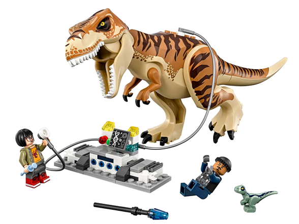LEGO Jurassic World T. rex Transport Play Set