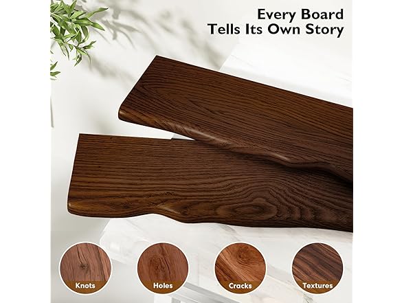 Avytronx Floating Shelves for Wall Walnut