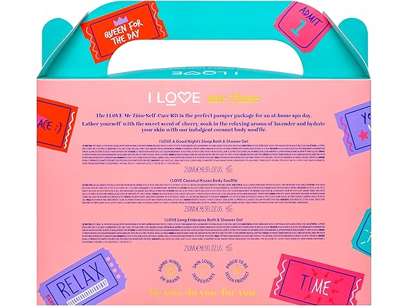 I Love I LOVE Me Time Pamper Pack - Self Care Kit - At Home