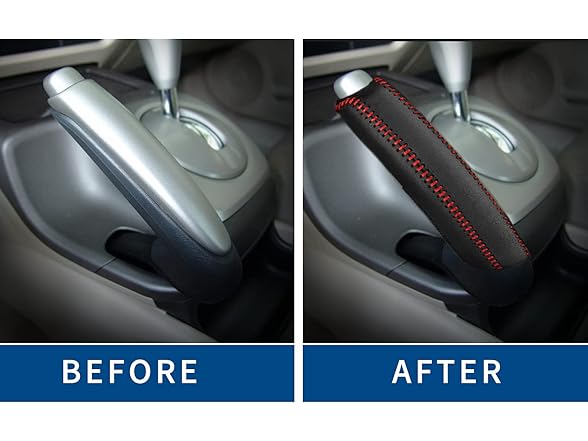 SUNBREATH AAP-Auto-097 Leather Handbrake Cover