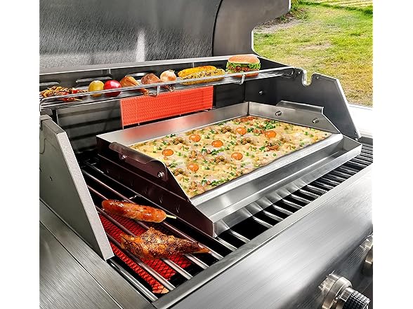 IULULU Stainless Steel Griddle (17" x 12")