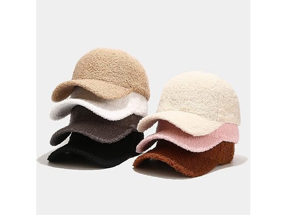 Avilego Women (OS) Winter Baseball Cap Lamb Travel