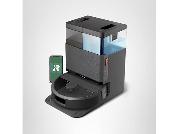 iRobot Roomba Plus 505 Combo Robot Vacuum & Mop with AutoWash Dock - Extending Spinning Mop Pads, Self-Empties, Pad Wash & Heated Drying, Self-cleaning, Recognizes & Avoids Obstacles, LiDAR Navigation (Open Box)