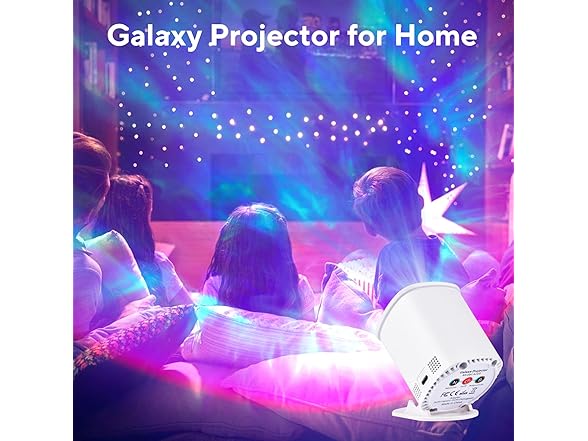 HIJOPIB Galaxy Projector for Bedroom