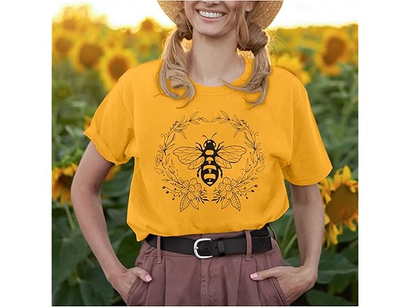 Women's Yellow Bee T Shirt
