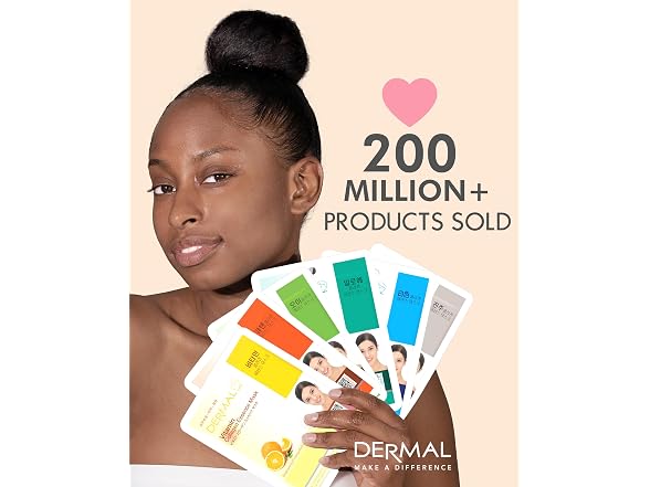 Dermal Mulberry Collagen Sheet Mask 10pk