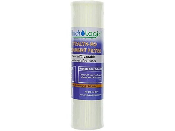 Hydro-Logic Stealth RO Sediment Filter - Pleated/Cleanable