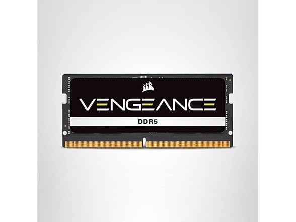 CORSAIR Vengeance SODIMM DDR5 RAM 32GB (1x32GB) Up to 5600MHz CL48 Intel XMP 3.0 Desktop Computer Memory - Black (CMSX32GX5M1A5600C48) (Open Box)