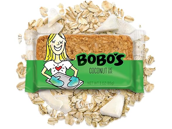 12PK Bobo's Chocolate Chip, Coconut, and Lemon Variety Pack