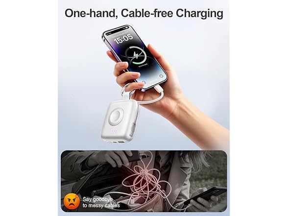 Taefoqun Portable Charger with Keychain
