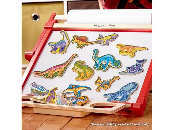 Melissa & Doug Magnetic Wooden Dinosaurs